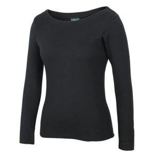 C of C Ladies L/S Boat Neck Tee
