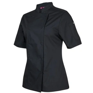JB's Ladies S/S Snap Button Chef Jacket