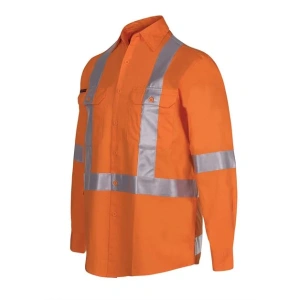 JB's Hi Vis 150g NSW/QLD Rail X-Back Shirt
