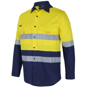 JB's Hi Vis (D+N) Ripstop L/S Fishing Shirt