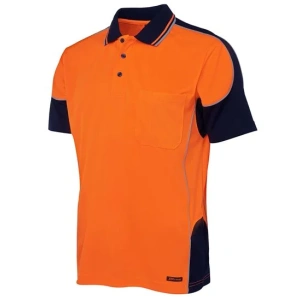JB's Hi Vis Contrast Piping Polo