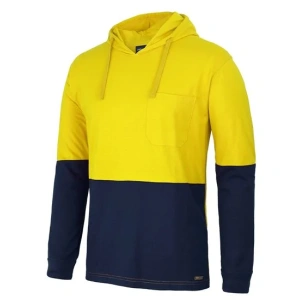 JB's Hi Vis L/S Cotton Tee with Hood