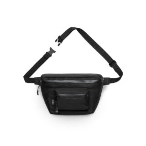 Recycled Pocket Waist Bag BLACK