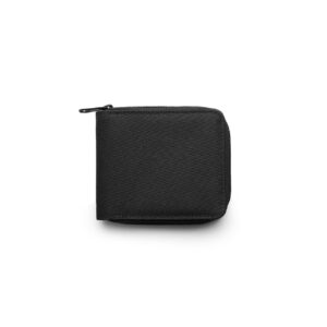 Recycled Zip Wallet BLACK