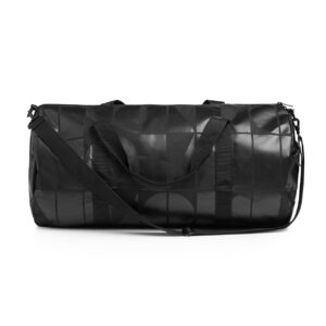 Area Pattern Duffel Bag BLACK