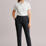 Womens Siena Bandless Elastic Waist Pant Black