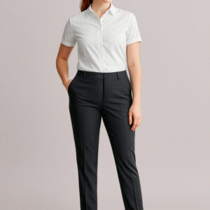 Womens Siena Bandless Elastic Waist Pant Black