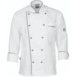 Classic Chef Jacket - Long Sleeve White