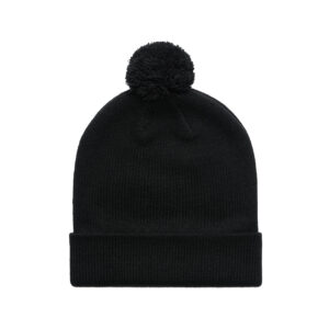 Pom Pom Beanie BLACK