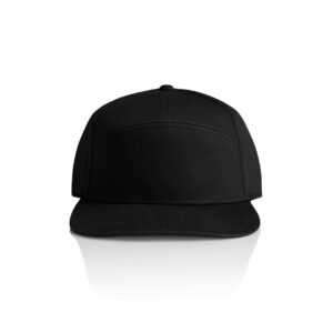 Stock 7-Panel Cap BLACK