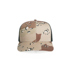 Mesh Contrast Camo Cap DESERT CAMO/BLACK