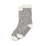 Slub Socks (2 Pairs) BLACK/NATURAL