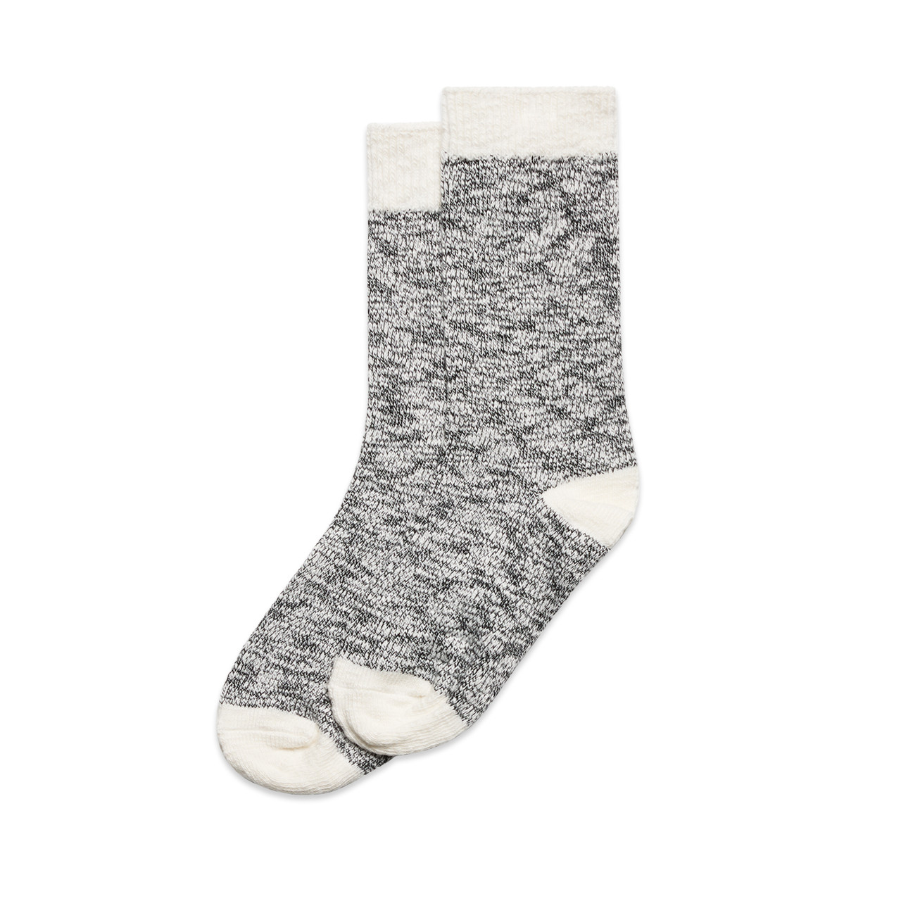 Slub Socks (2 Pairs) BLACK/NATURAL Slub Socks (2 Pairs) BLACK/NATURAL