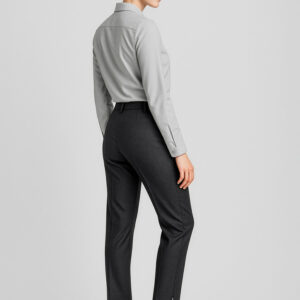 Womens Comfort Wool Stretch Slim Leg Pant Black