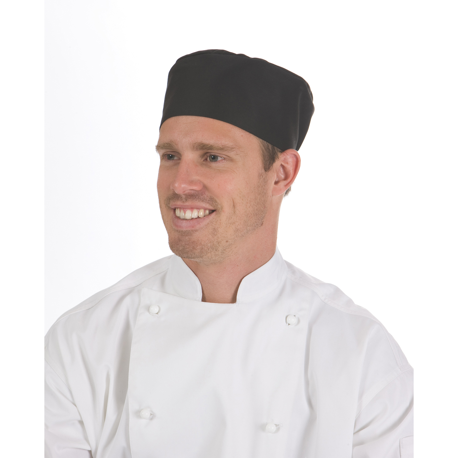 Flat Top Chef Hats Black Flat Top Chef Hats Black