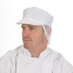 Cap with Net Back White