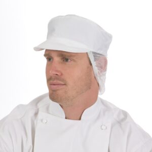 Cap with Net Back White