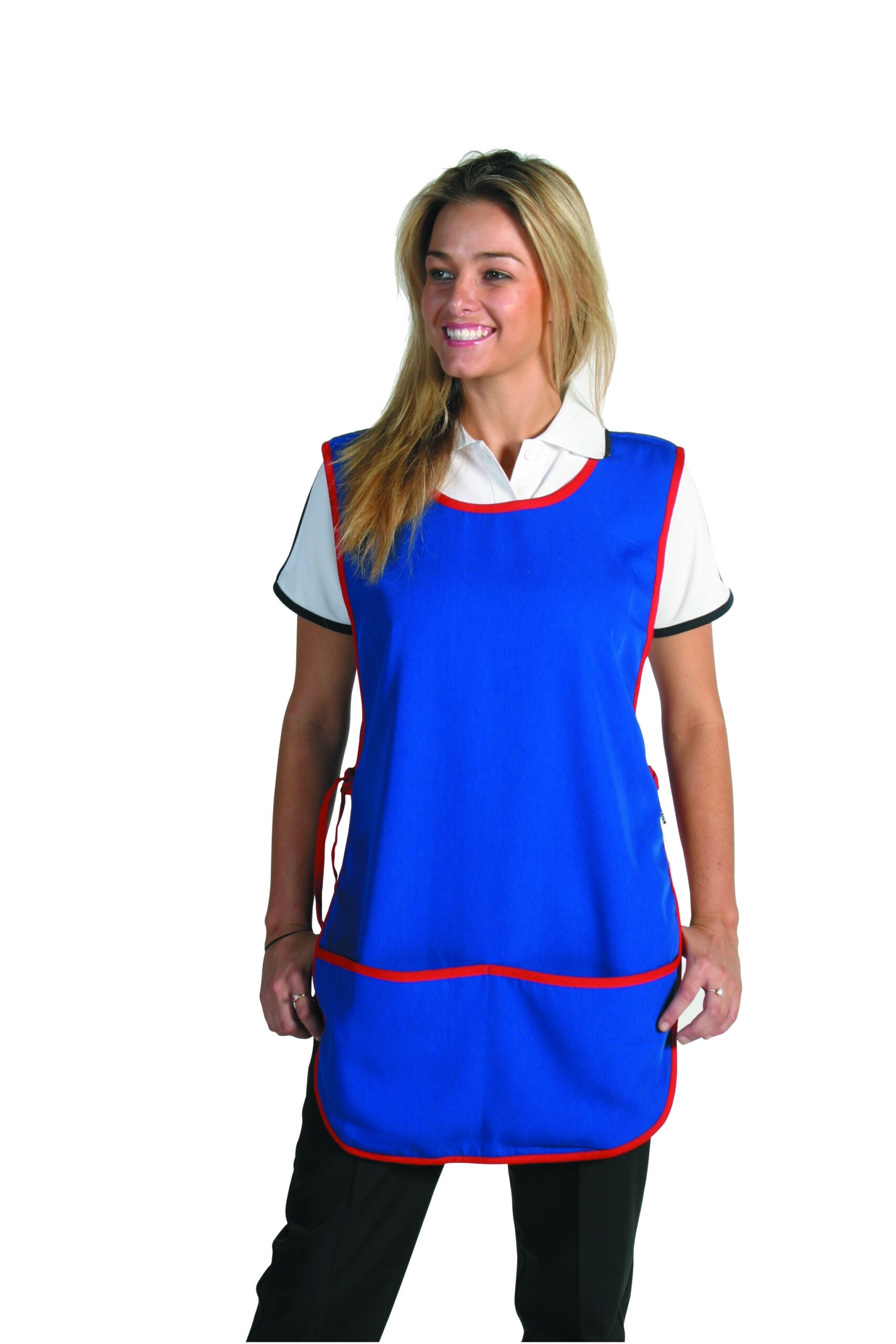 Popover Apron With Pocket Navy Popover Apron With Pocket Navy