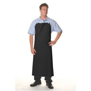 PVC Full Bib Apron Large Black