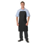 PVC Full Bib Apron Small Black