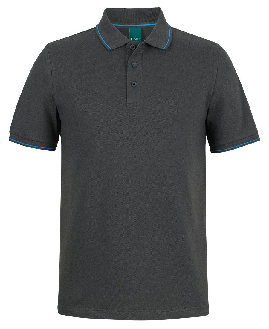 C of C Classic Polo Gunmetal/Aqua C of C Classic Polo Gunmetal/Aqua