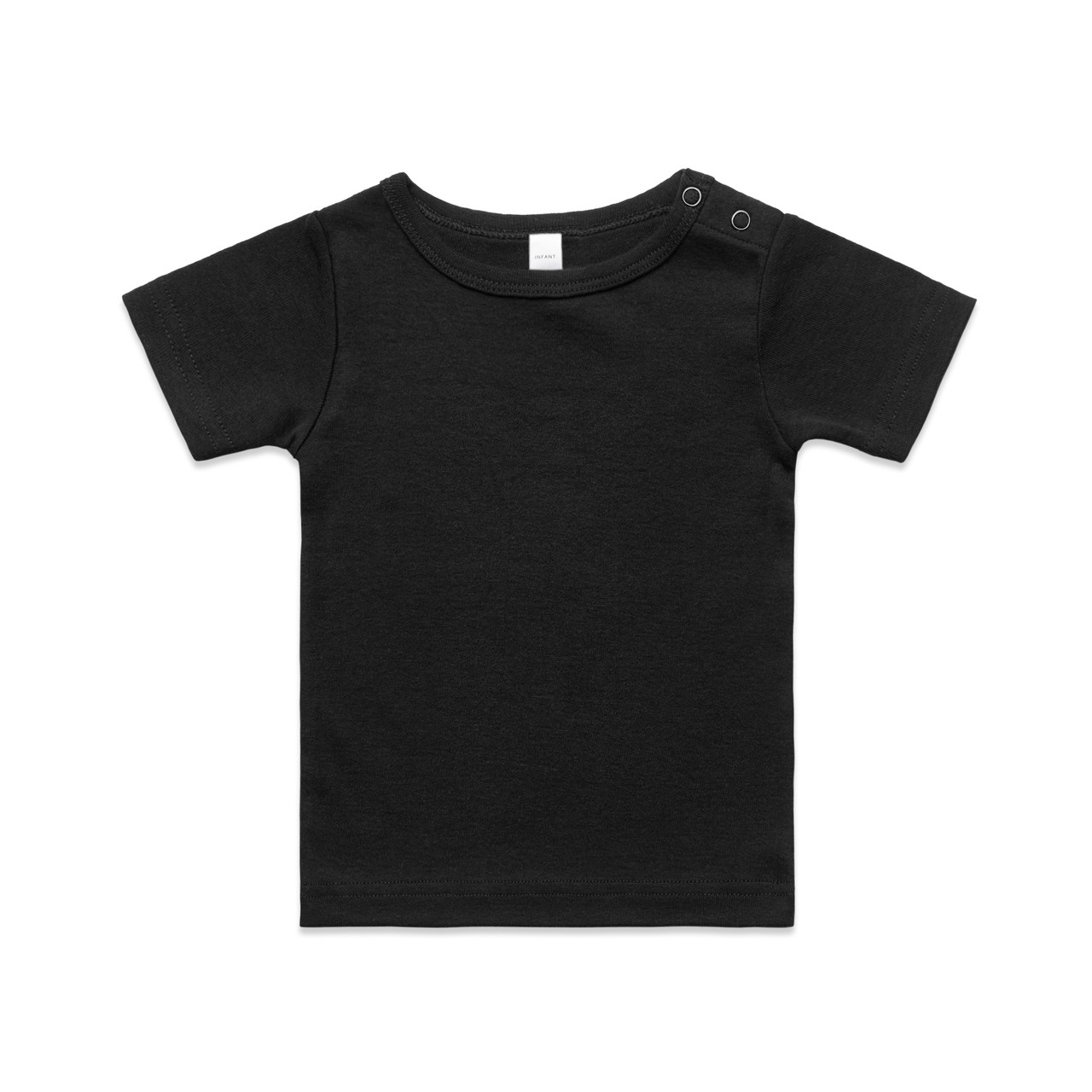 Organic Infant Wee Tee BLACK Organic Infant Wee Tee BLACK