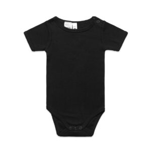 Organic Infant Mini-Me One-Piece BLACK