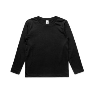 Kids Staple L/S Tee BLACK
