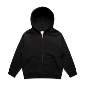 Kids Relax Zip Hood BLACK