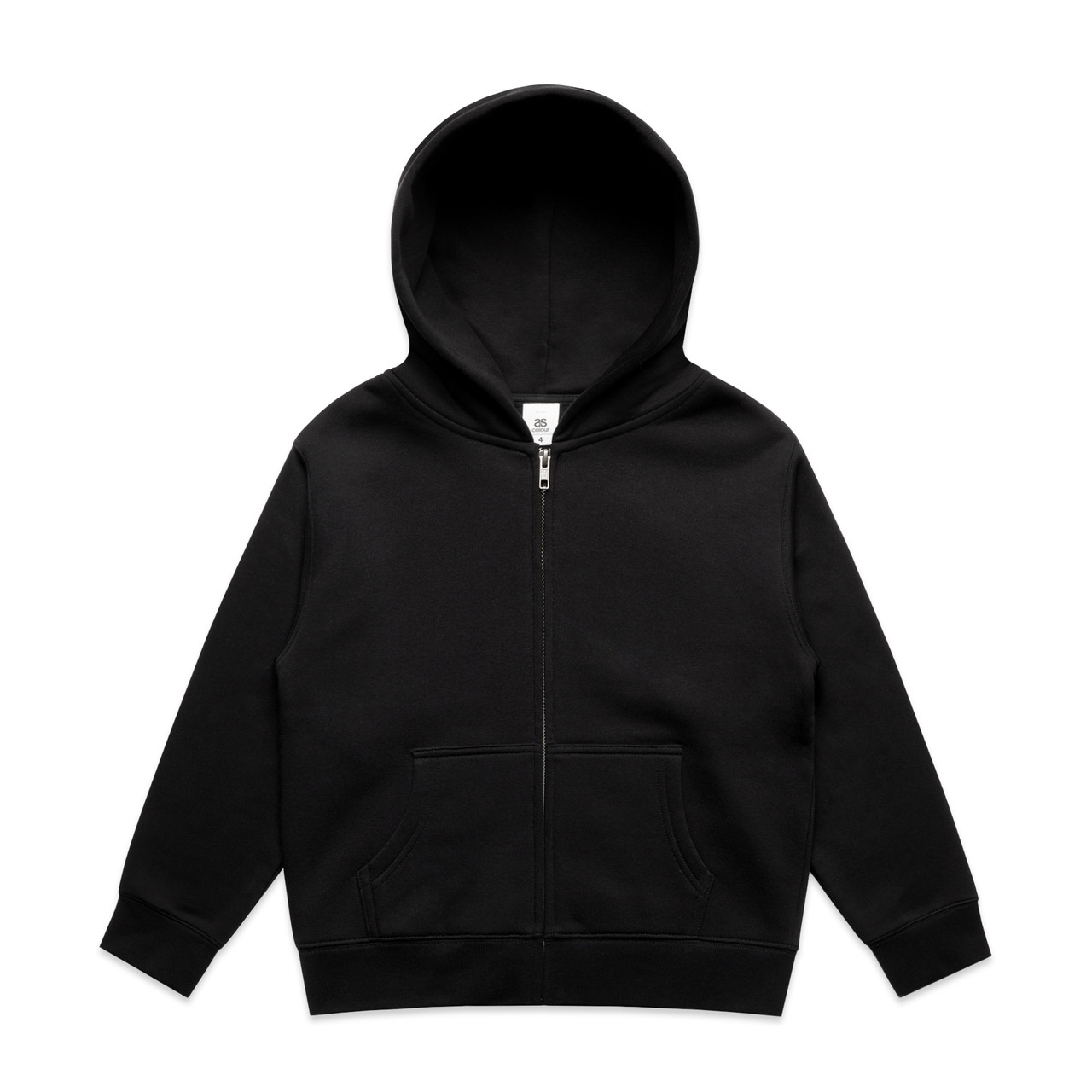 Kids Relax Zip Hood BLACK