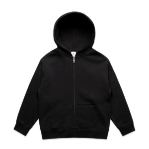 Youth Relax Zip Hood BLACK