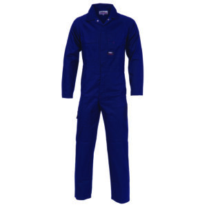 Cotton Drill Coverall Navy