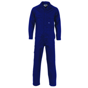 Lightweight Cool-Breeze Cotton Drill Coverall Navy