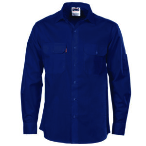 Cool-Breeze Work Shirt- Long Sleeve Navy