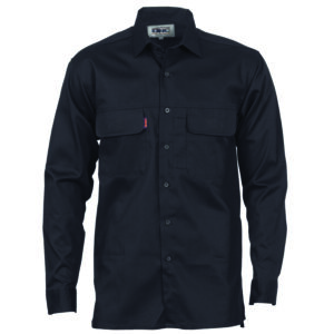Three Way Cool Breeze Work Shirt - Long Sleeve Black