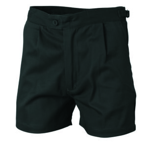 Cotton Drill Utility Shorts Black