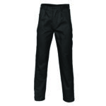 Cotton Drill Work Pants Black