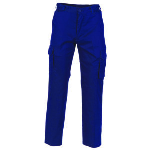 Lightweight Cotton Cargo Pants Navy