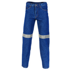 Denim Jeans With CSR R/Tape Blue
