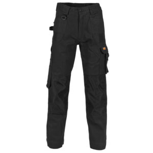 Duratex Cotton Duck Weave Cargo Pants - knee pads not included Black