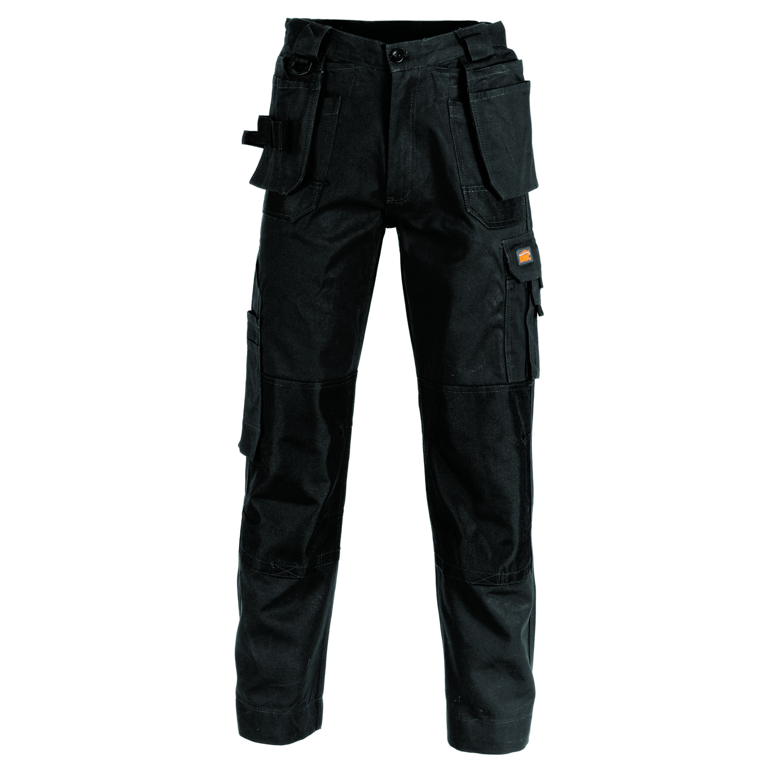 Duratex Cotton Duck Weave Tradies Cargo Pants with twin holster tool pocket - knee pads not included Black Duratex Cotton Duck Weave Tradies Cargo Pants with twin holster tool pocket - knee pads not included Black