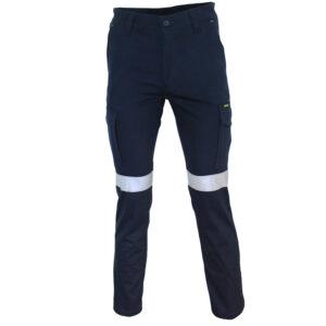 SlimFlex Taped Cargo Pants Navy