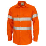 Patron Saint Flame Retardant ARC Rated Taped Shirt with 3M F/R Tape - L/S Orange