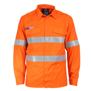 INHERENT FR PPE1 L/W D/N SHIRT Orange