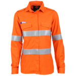 LADIES INHERENT FR PPE2 D/N SHIRT Orange