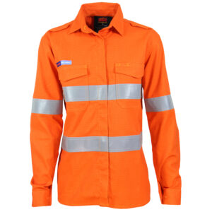 LADIES INHERENT FR PPE2 D/N SHIRT Orange