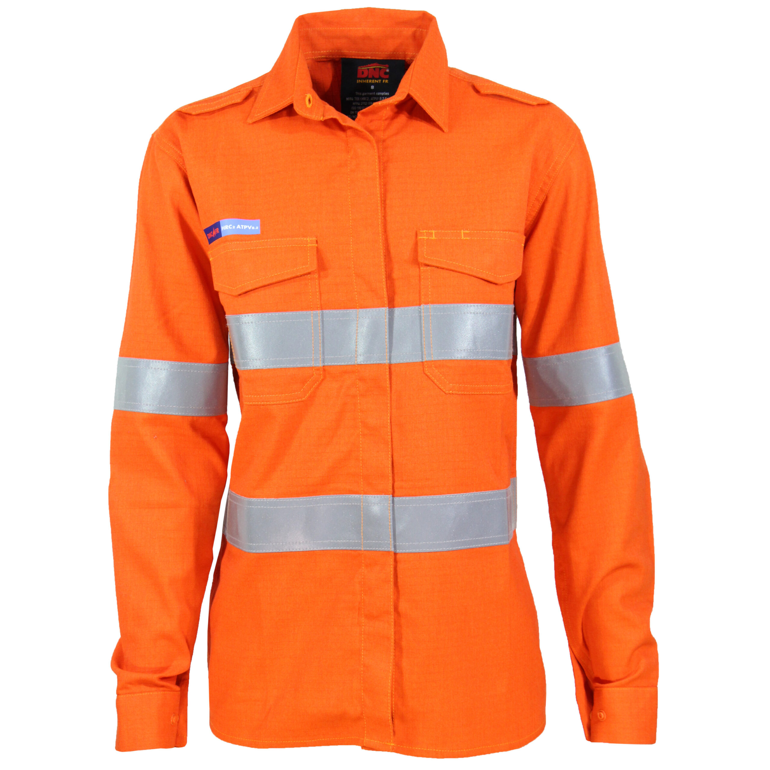 LADIES INHERENT FR PPE2 D/N SHIRT Orange LADIES INHERENT FR PPE2 D/N SHIRT Orange