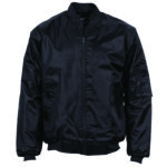 Flying Jacket - Plastic Zips Black