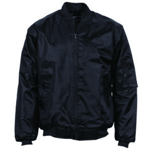 Flying Jacket - Plastic Zips Black