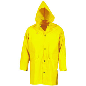 PVC Rain Jacket Yellow